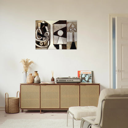 Armchair  California  - Pablo Picasso Brushed Aluminum Print - 70x100 cm / 28x40 inches | Pablo Picasso Aluminum Print | Pablo Picasso Prints