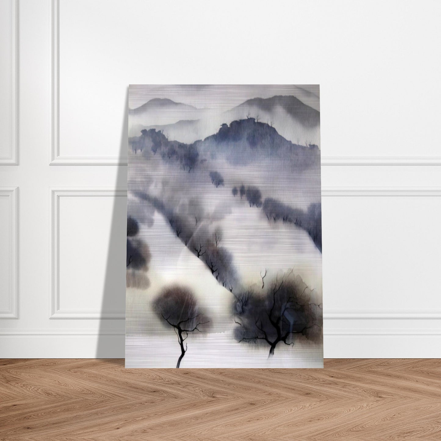 California landscape - Eyvind Earle Brushed Aluminum Print - 70x100 cm / 28x40 inches | Eyvind Earle Aluminum Print | Eyvind Earle Prints