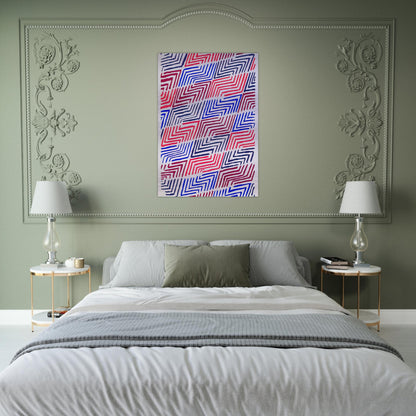 COMPOSITION 30 - Sonia Delaunay Brushed Aluminum Print - 70x100 cm / 28x40 inches | Sonia Delaunay Aluminum Print | Sonia Delaunay Prints