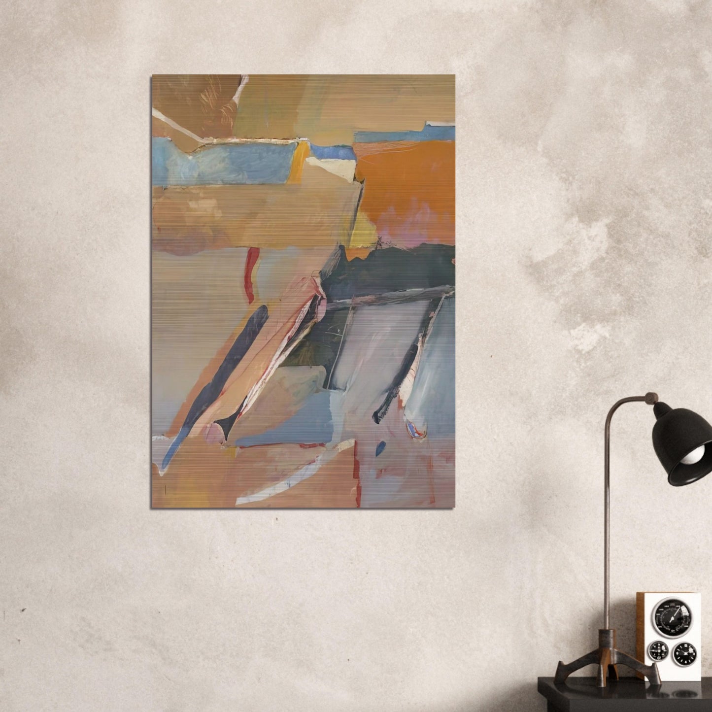 Berkeley #8 - Richard Diebenkorn Brushed Aluminum Print - 70x100 cm / 28x40 inches | Richard Diebenkorn Aluminum Print | Richard Diebenkorn Prints