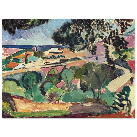 Henri Matisse - PAYSAGE DE COLLIOURE 1907  75x100 cm / 30x40inches Fine Art Poster
