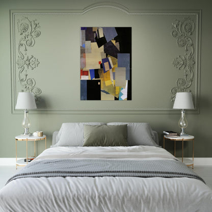 ELIKAN 1925 - Kurt Schwitters Brushed Aluminum Print - 70x100 cm / 28x40 inches | Kurt Schwitters Aluminum Print | Kurt Schwitters Prints