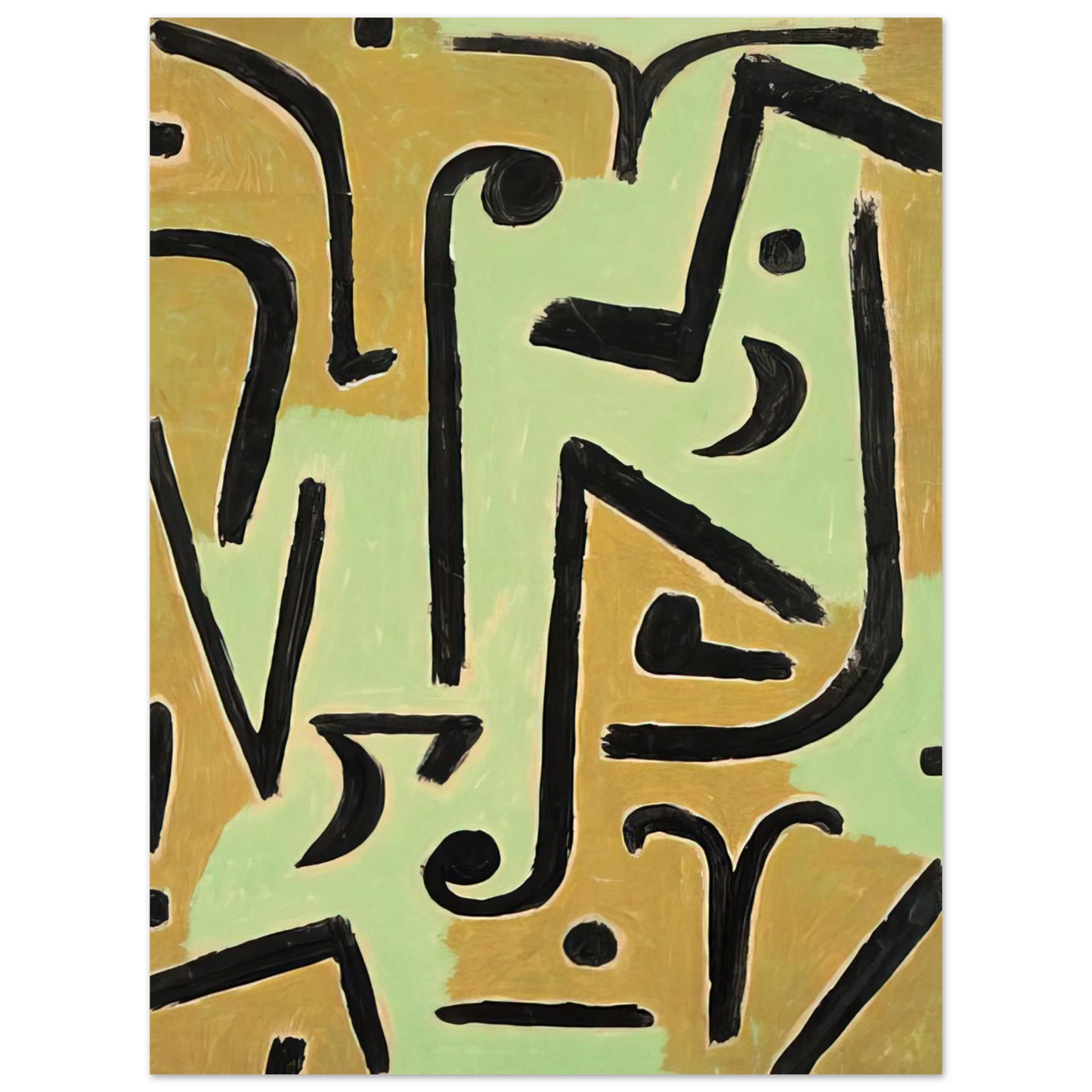 Paul Klee - HALME 1940  75x100 cm / 30x40inches Fine Art Poster