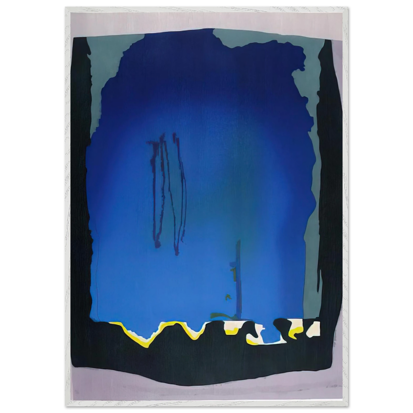 Helen Frankenthaler - Freefall - 1992 Wall art - 40x50 cm / 16x20 inches - Fine Art Poster-canvas - -