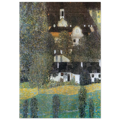 SCHLOSS KAMMER AM ATTERSEE II 1909 - Gustav Klimt Brushed Aluminum Print - 70x100 cm / 28x40 inches | Gustav Klimt Aluminum Print | Gustav Klimt Prints
