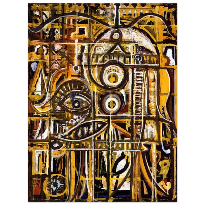 Richard Pousette-Dart - Abstract Eye  75x100 cm / 30x40inches Fine Art Poster