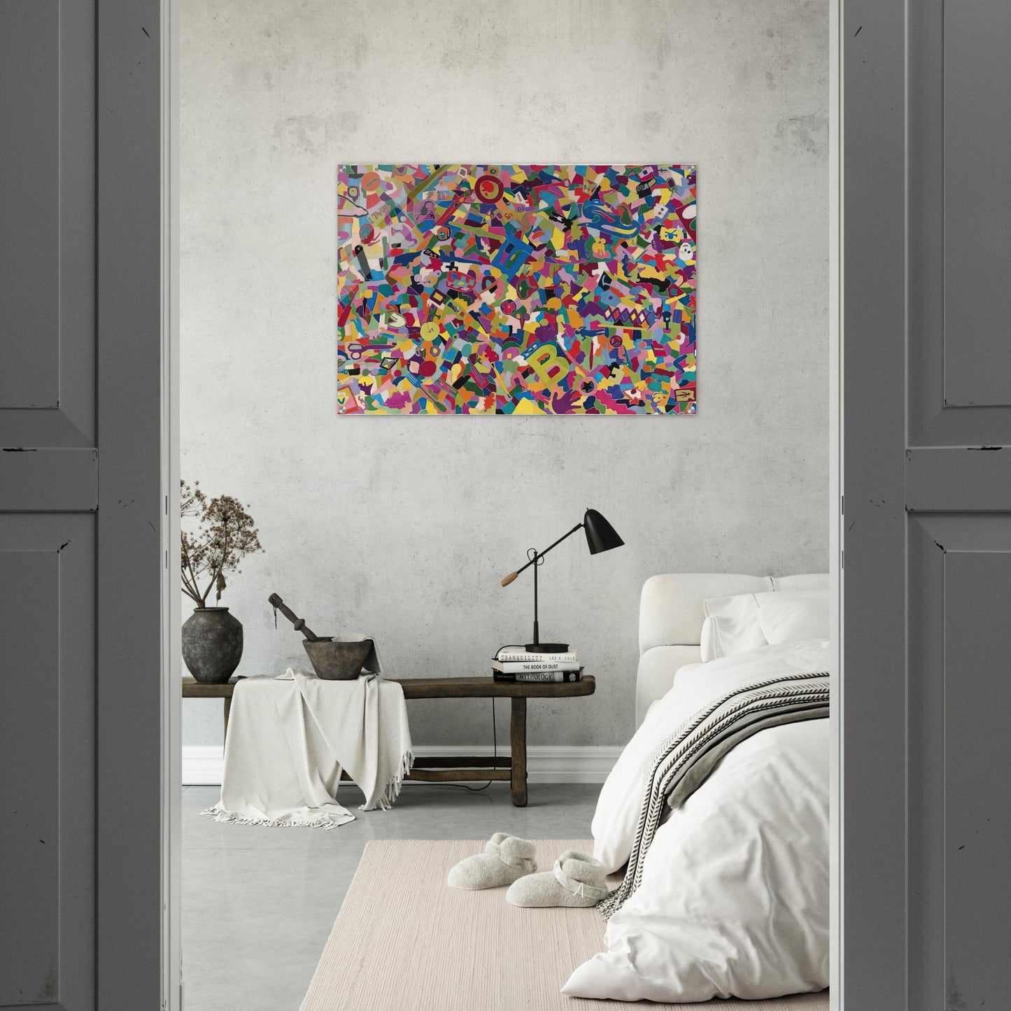 TUTTO 1988 - Alighiero Boetti Acrylic Print - 70x100 cm / 28x40″ inches