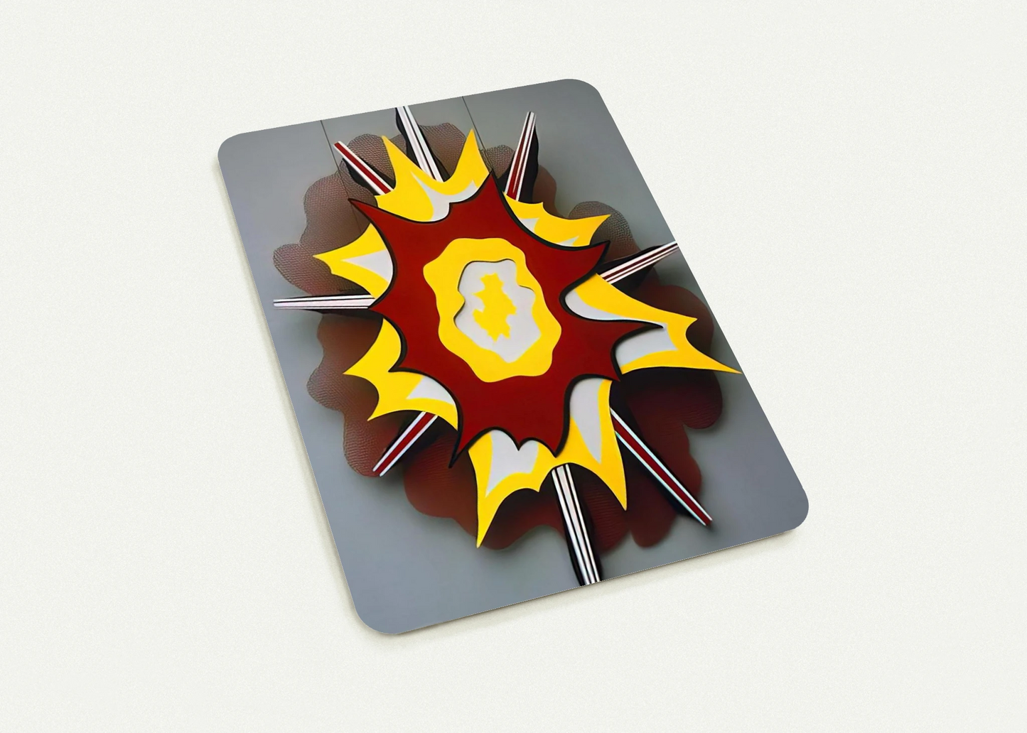 EXPLOSION I 1965 By Roy Lichtenstein Pack of 10 Post Cards | Roy Lichtenstein Post Cards | A6 (10.5 x 14.8 cm) - 4.1 x 5.8 inches