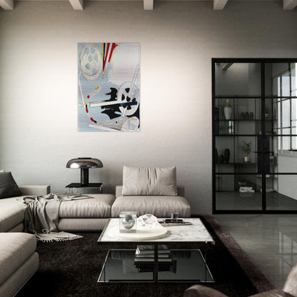 Il Sogno Dada di Arturo Schwarz - 1965 - Mario Schifano Brushed Aluminum Print - 70x100 cm / 28x40 inches | Mario Schifano Aluminum Print | Mario Schifano Prints