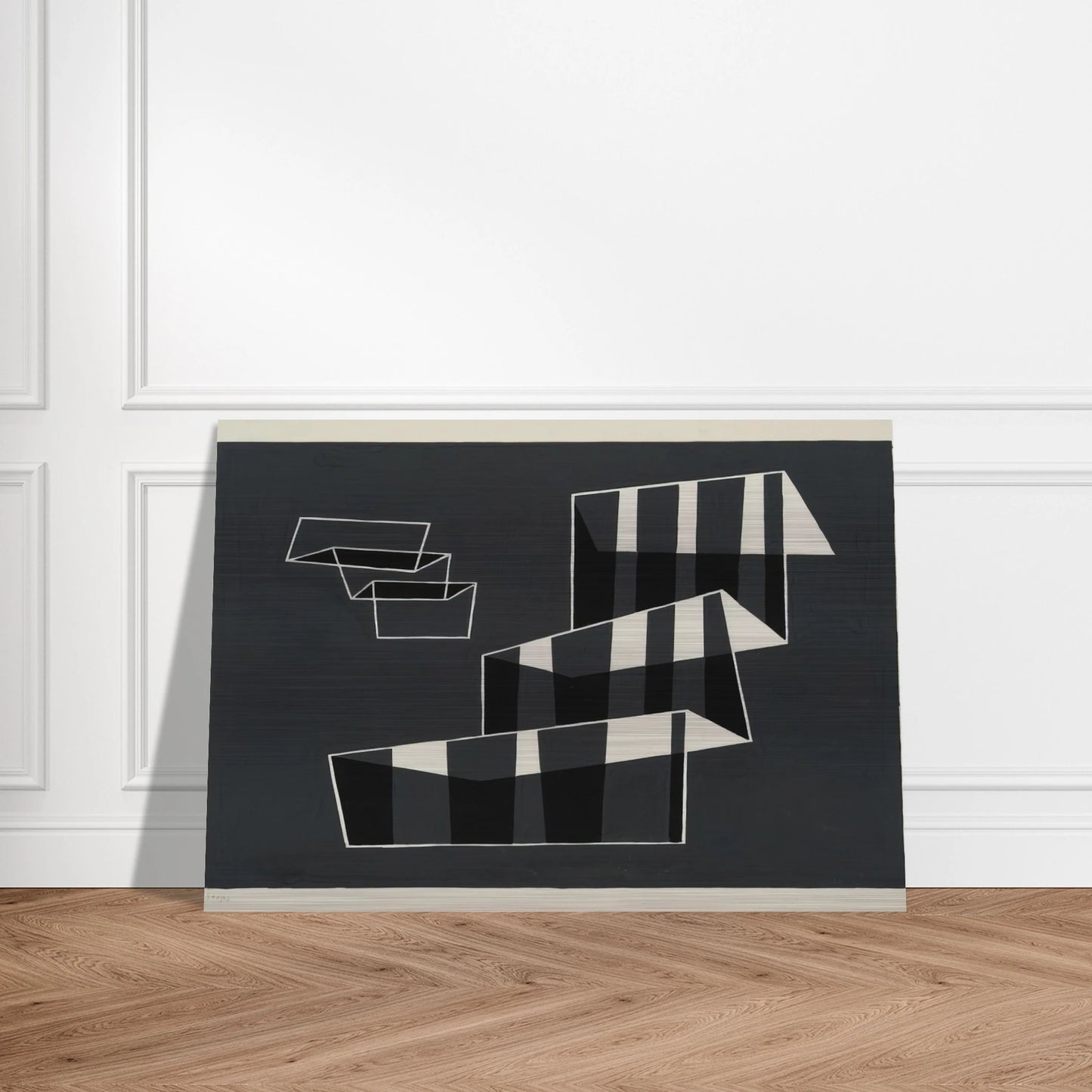 STEPS 1932 - Josef Albers Brushed Aluminum Print - 70x100 cm / 28x40 inches | Josef Albers Aluminum Print | Josef Albers Prints