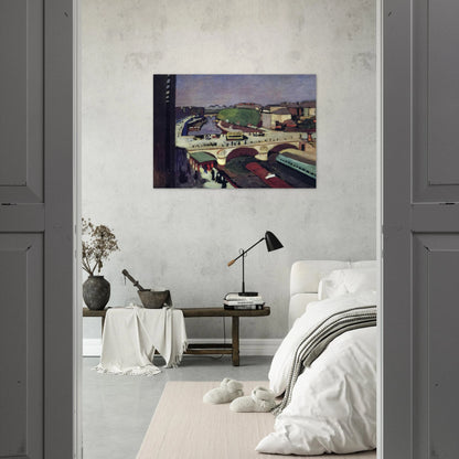 THE PONT SAINT MICHEL 1900 - Henri Matisse Brushed Aluminum Print - 70x100 cm / 28x40 inches | Henri Matisse Aluminum Print | Henri Matisse Prints