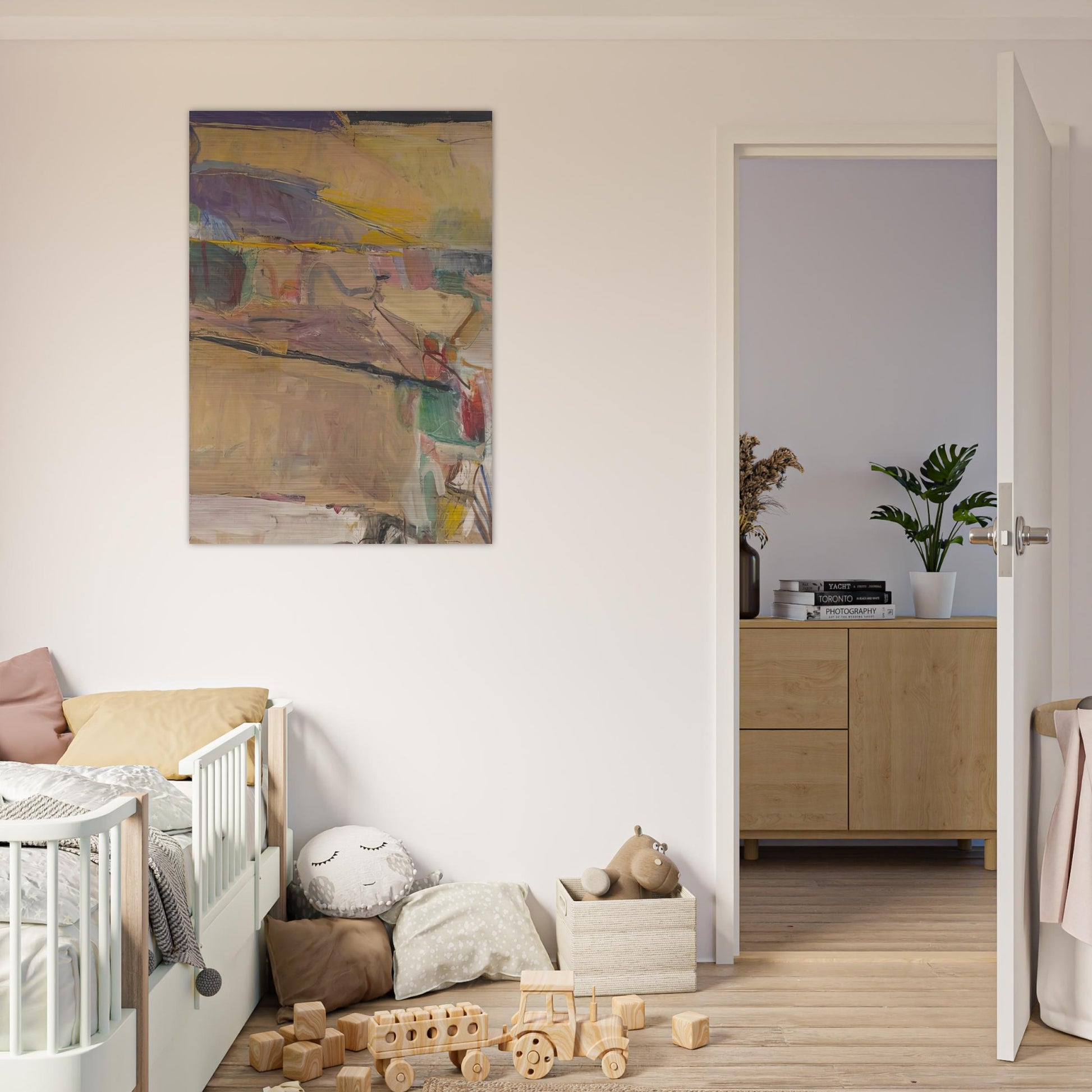 Berkeley #54 - Richard Diebenkorn Brushed Aluminum Print - 70x100 cm / 28x40 inches | Richard Diebenkorn Aluminum Print | Richard Diebenkorn Prints