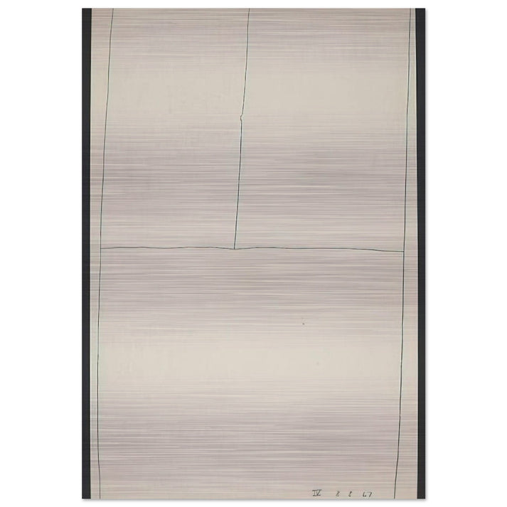 Twentieth Century Ikon Series 8.8.67 IV - 1967 - Bob Law Brushed Aluminum Print - 70x100 cm / 28x40 inches | Bob Law Aluminum Print | Bob Law Prints