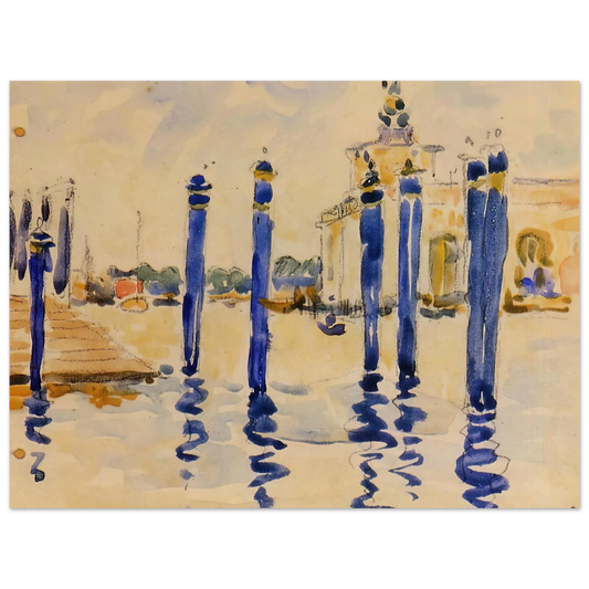 Henri-Edmond Cross - La Donana, Venice  75x100 cm / 30x40inches Fine Art Poster