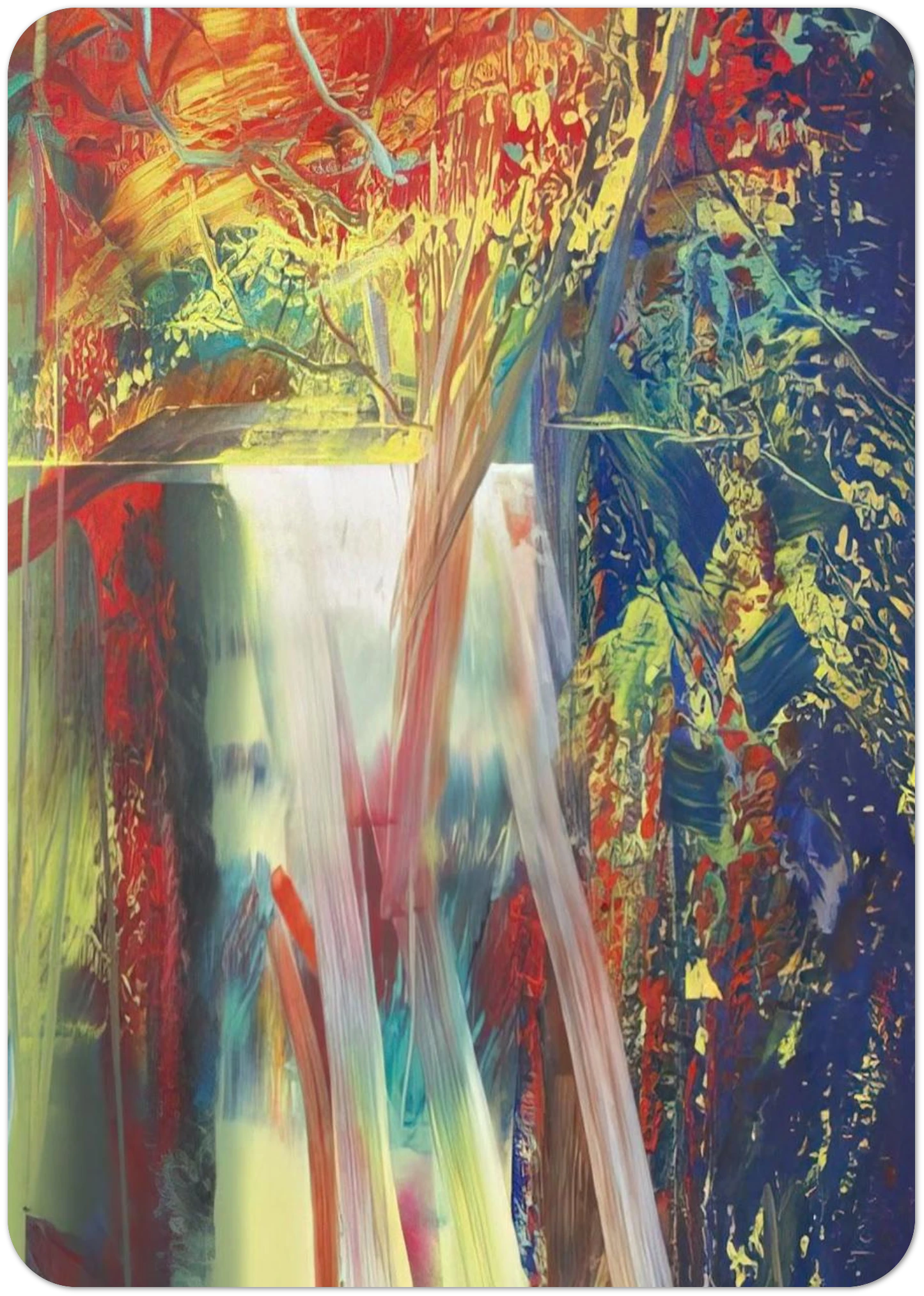 ABSTRACT PAINTING 610 1 By Gerhard Richter Pack of 10 Post Cards | Gerhard Richter Post Cards | A6 (10.5 x 14.8 cm) - 4.1 x 5.8 inches