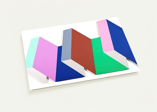 Fold One - 1968 By Thomas Downing Pack of 10 Post Cards | Thomas Downing Post Cards | A6 (10.5 x 14.8 cm) - 4.1 x 5.8 inches