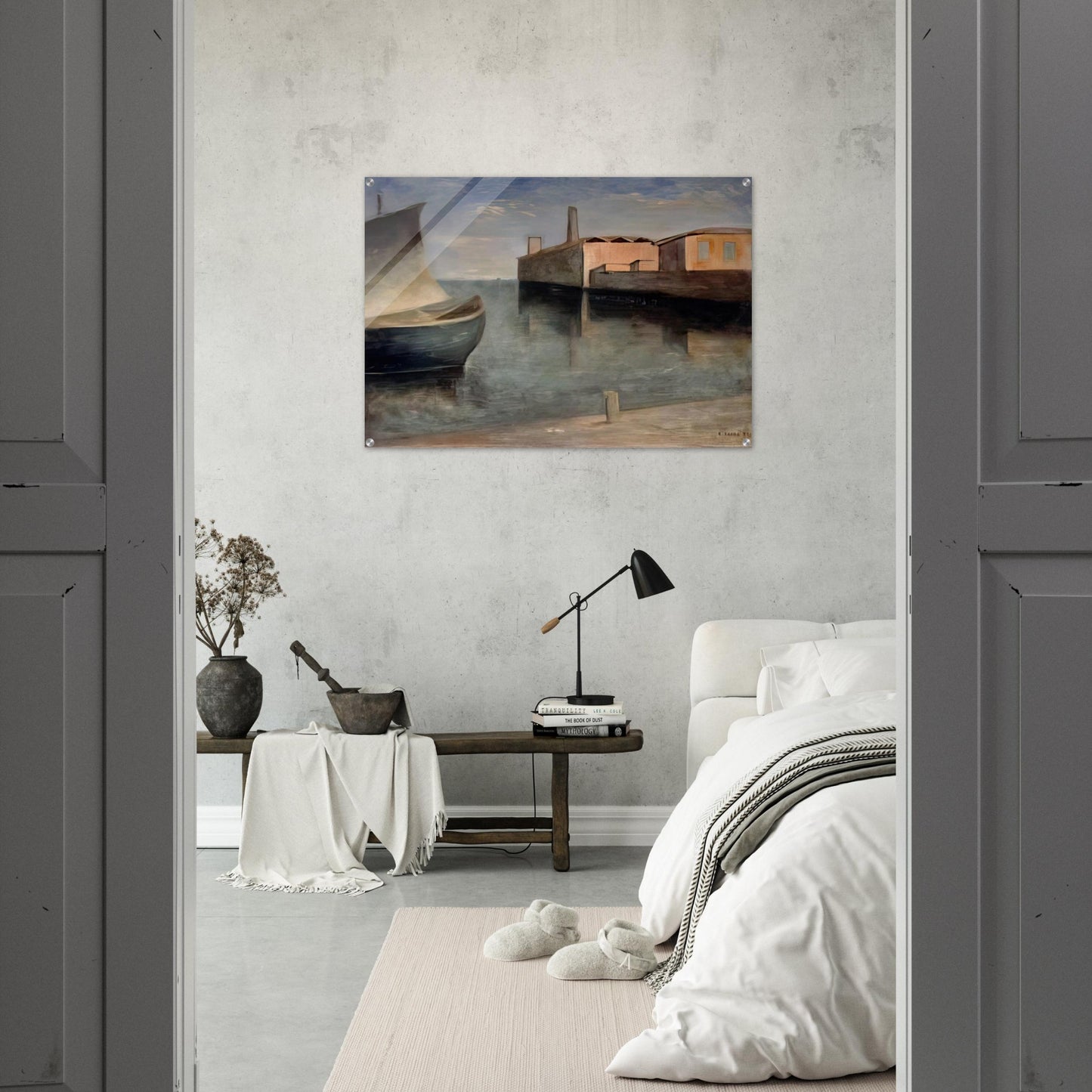 LAGOON 1932 - Carlo Carra Acrylic Print - 70x100 cm / 28x40″ inches