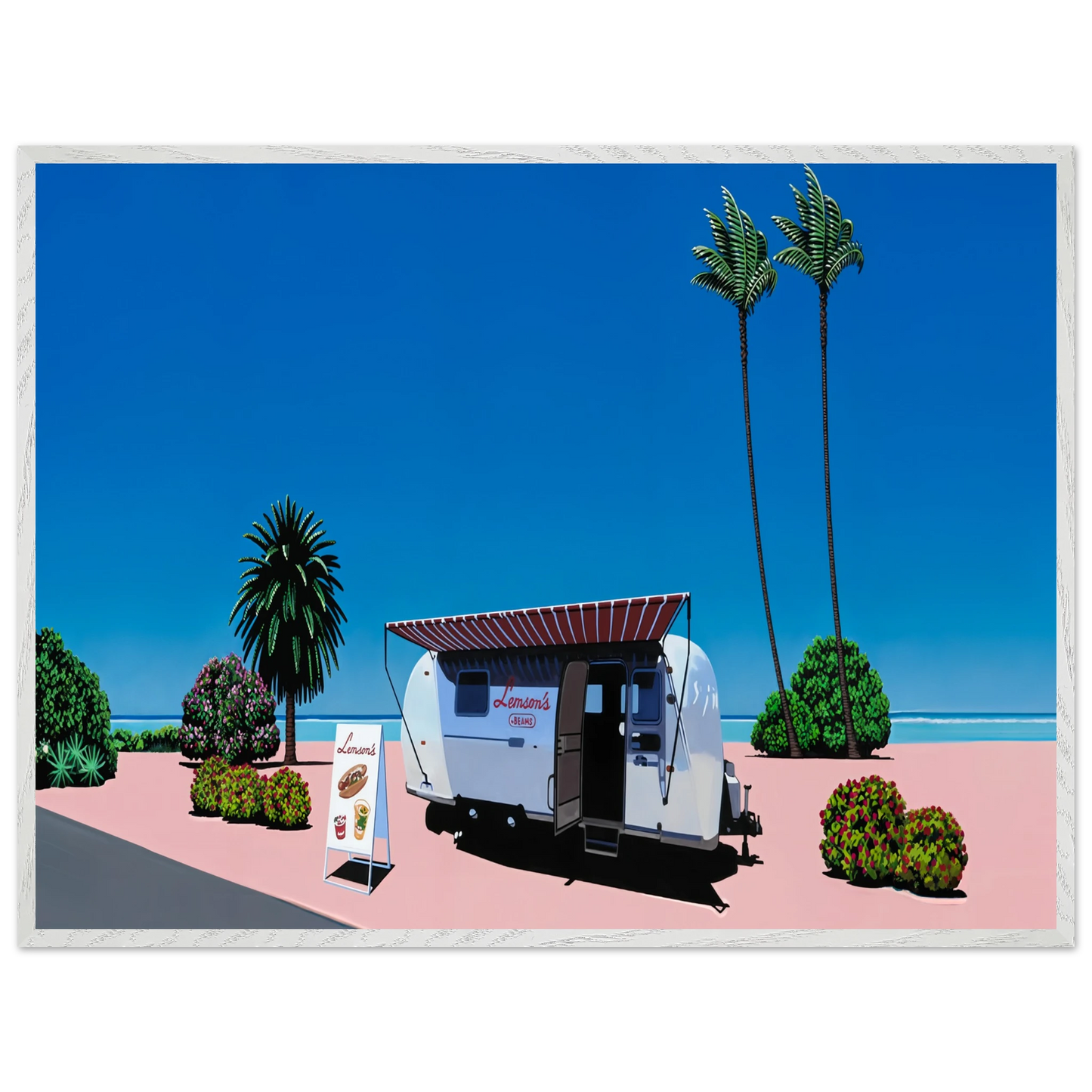 Hiroshi Nagai - Lemson's Beams Wall Art - 60x80 cm / 24x32 inches - Fine Art Poster - -