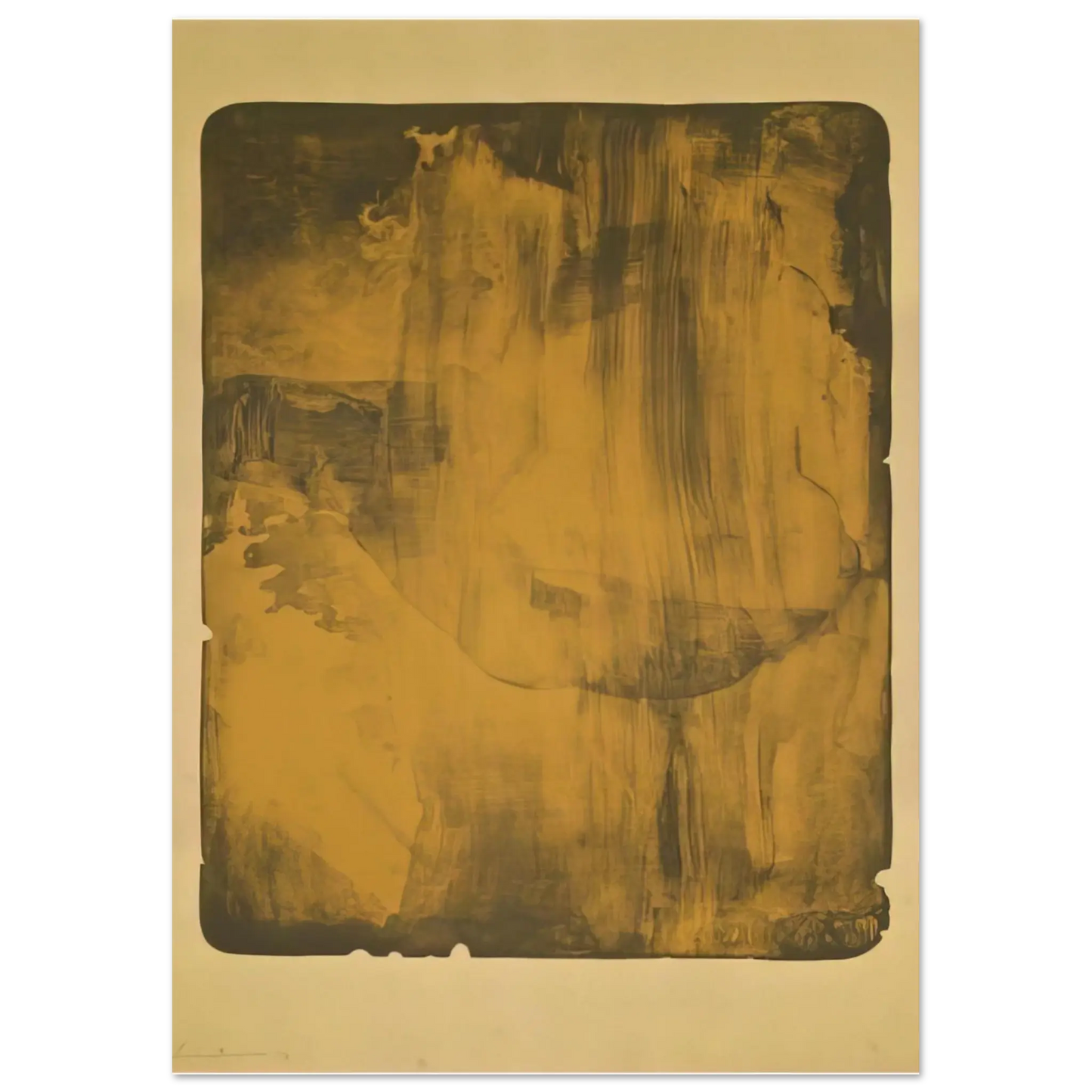 Helen Frankenthaler - Bronze Smoke - 1978 Wall art - 28x43  cm / XL (11x17 Inches) - Fine Art Poster - -