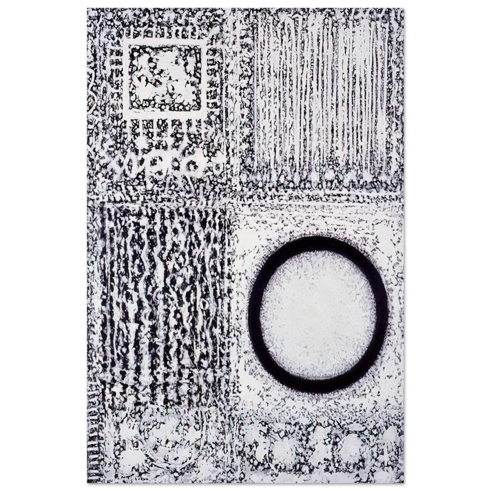 Circle by the Falling Waters - 1980 - Richard Pousette-Dart Art Prints - 100x150 cm / 40x60″ inches | Richard Pousette-Dart Poster | Richard Pousette-Dart Prints
