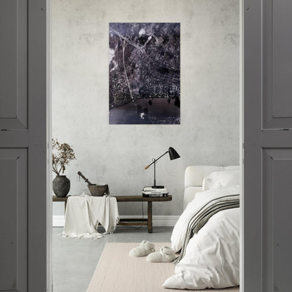 14 FEB 45 2002 - Gerhard Richter Brushed Aluminum Print - 70x100 cm / 28x40 inches | Gerhard Richter Aluminum Print | Gerhard Richter Prints