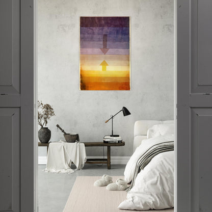 SEPARATION IN THE EVENING 1922 - Paul Klee Brushed Aluminum Print - 70x100 cm / 28x40 inches | Paul Klee Aluminum Print | Paul Klee Prints