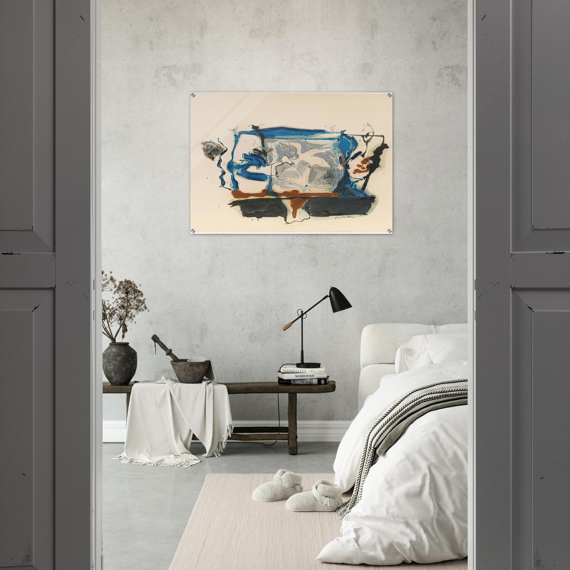 Swan Lake II, 1961- - Helen Frankenthaler Acrylic Print - 70x100 cm / 28x40″ inches | Helen Frankenthaler Wall Art | Helen Frankenthaler Prints
