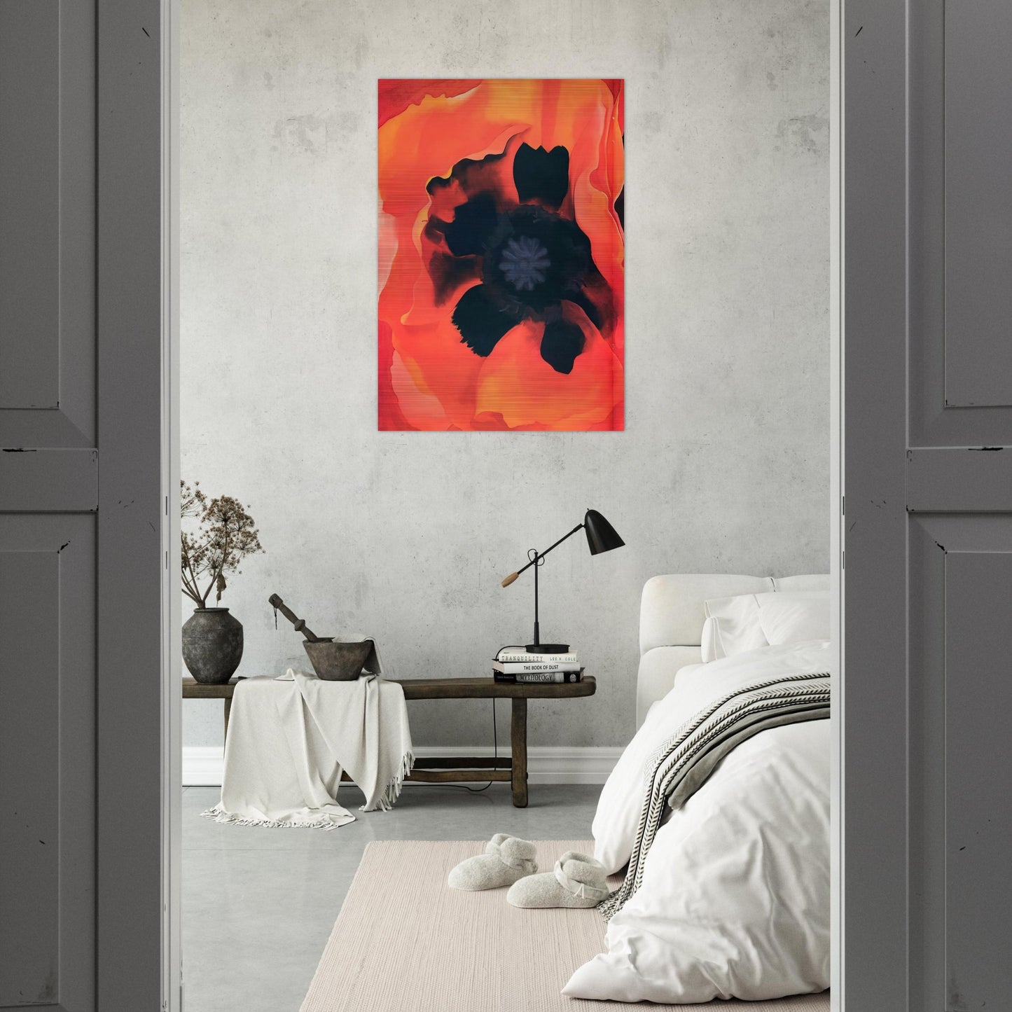 Poppy 2 - Georgia O'Keeffe Brushed Aluminum Print - 70x100 cm / 28x40 inches | Georgia O'Keeffe Aluminum Print | Georgia O'Keeffe Prints