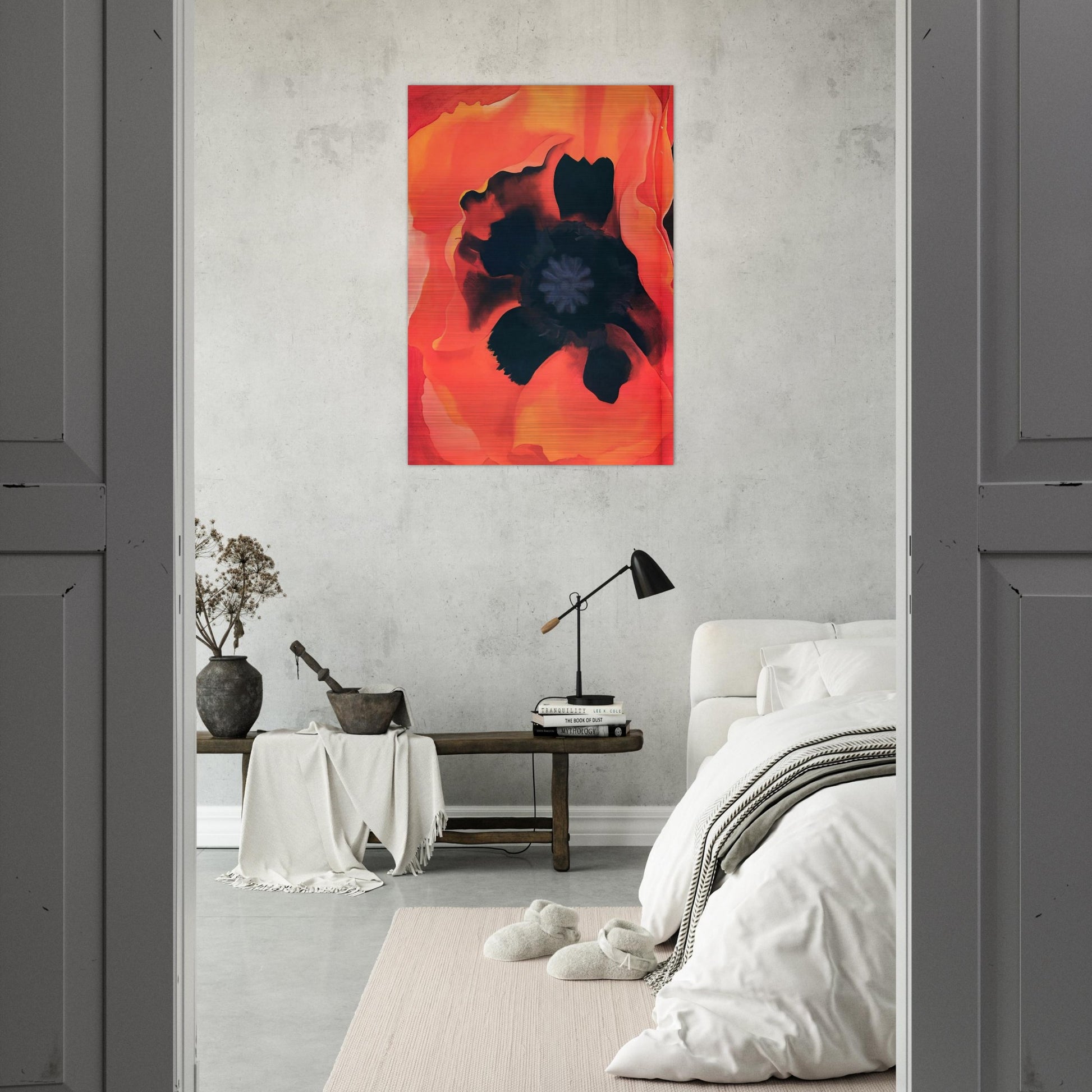 Poppy 2 - Georgia O'Keeffe Brushed Aluminum Print - 70x100 cm / 28x40 inches | Georgia O'Keeffe Aluminum Print | Georgia O'Keeffe Prints