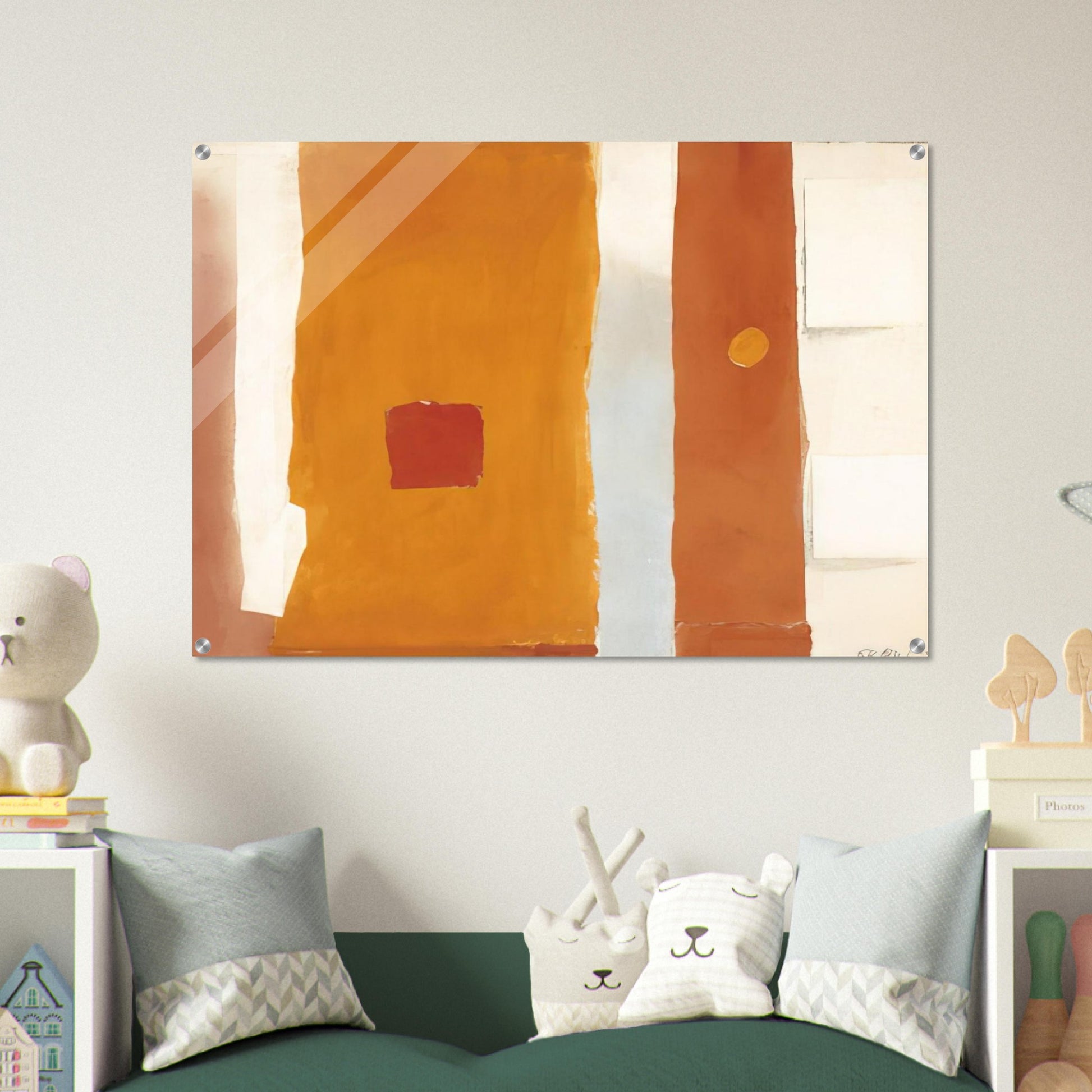 UNTITLED 1982 - Esteban Vicente Acrylic Print - 70x100 cm / 28x40″ inches | Esteban Vicente Wall Art | Esteban Vicente Prints