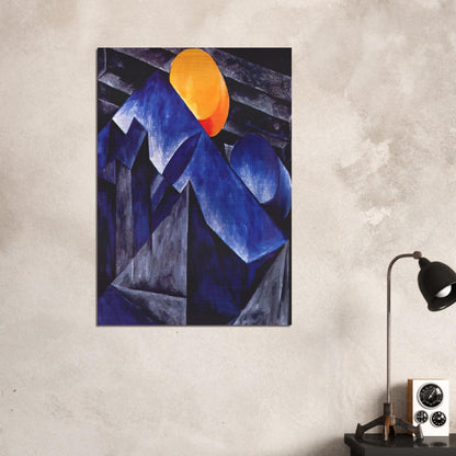 Composition - 1914 - Natalia Goncharova Brushed Aluminum Print - 70x100 cm / 28x40 inches | Natalia Goncharova Aluminum Print | Natalia Goncharova Prints