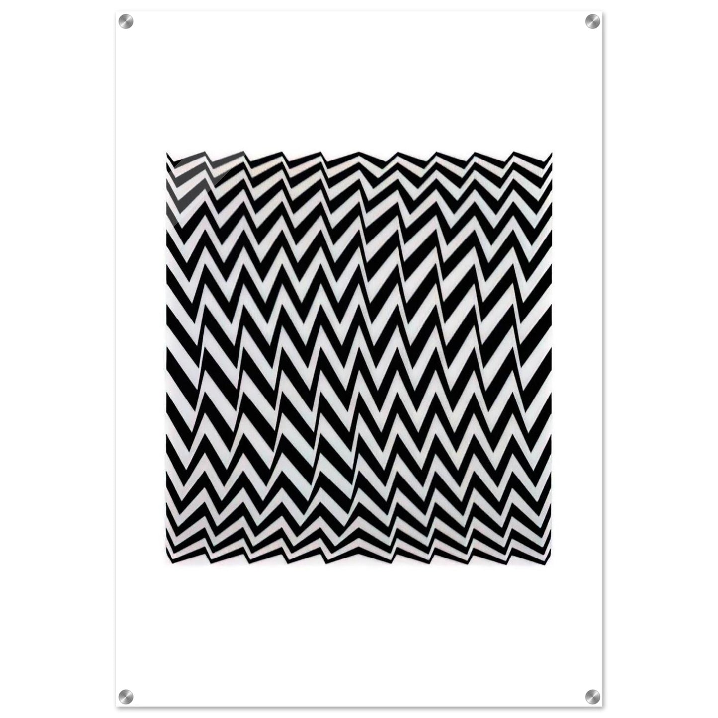 FRAGMENT 3 1965 - Bridget Riley Acrylic Print - 70x100 cm / 28x40″ inches
