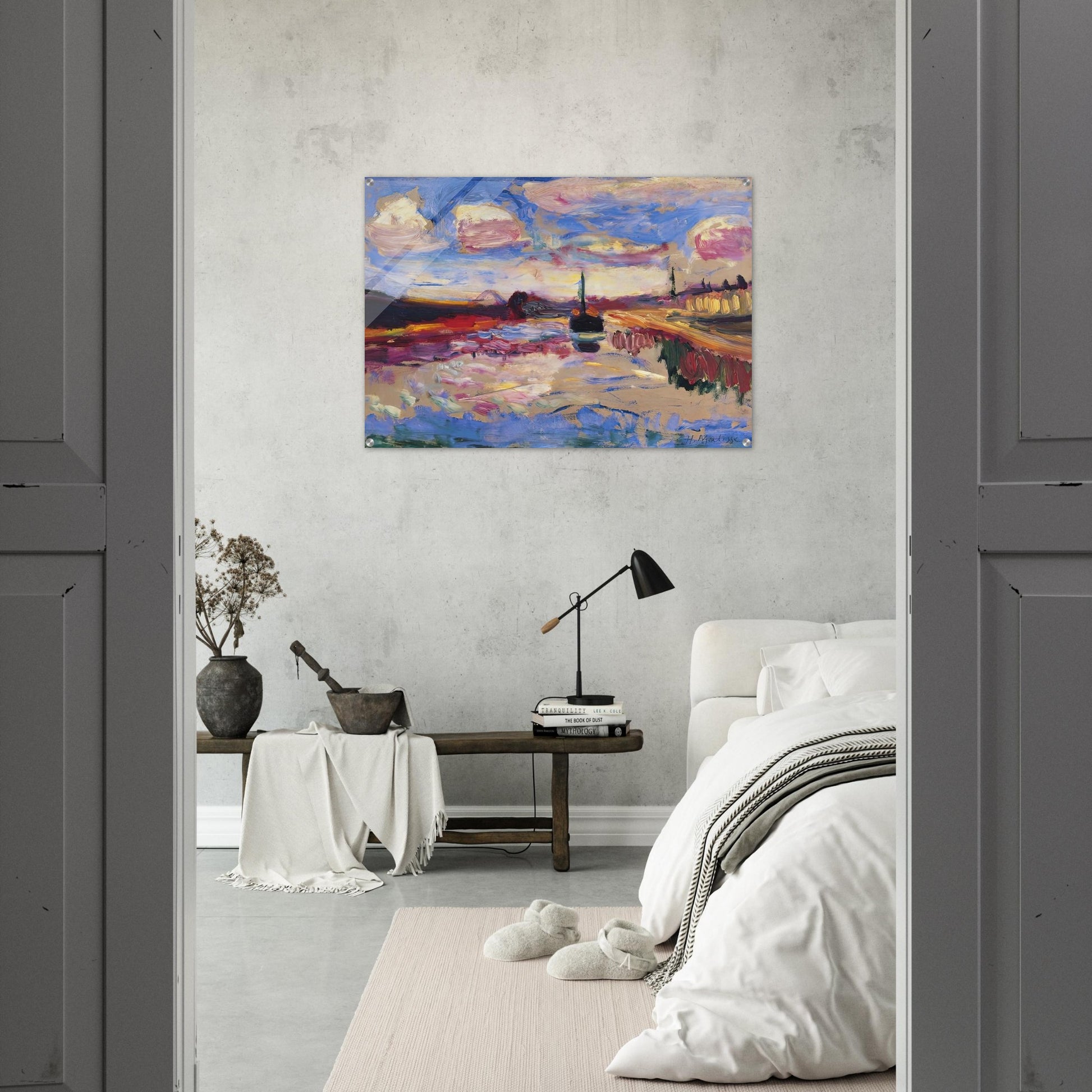 CANAL DU MIDI 1899 - Henri Matisse Acrylic Print - 70x100 cm / 28x40″ inches | Henri Matisse Wall Art | Henri Matisse Prints
