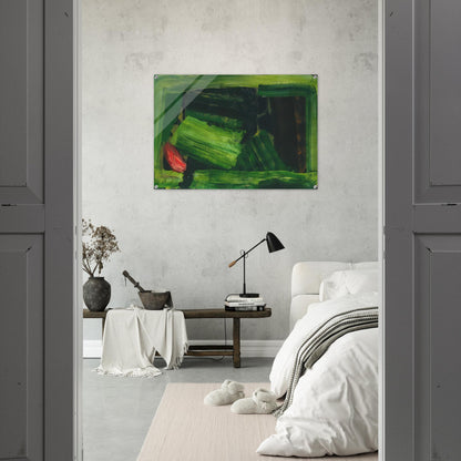 Clean Sheets - 1984 - Howard Hodgkin Acrylic Print - 70x100 cm / 28x40″ inches