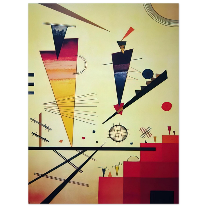 Wassily Kandinsky - MERRY STRUCTURE 1926  75x100 cm / 30x40inches Fine Art Poster