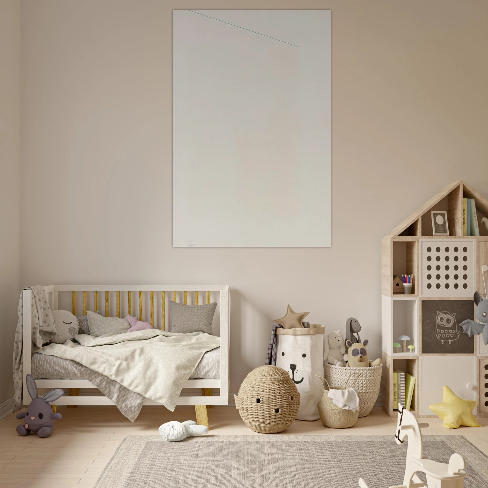 Blue Line - Minimalism - Robert Ryman Art Prints - 100x150 cm / 40x60″ inches | Robert Ryman Poster | Robert Ryman Prints