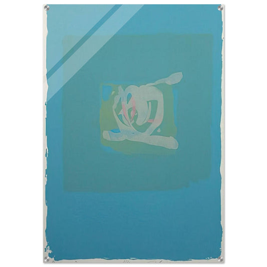 Plentitude in Blue - 1975 - Adja Yunkers Acrylic Print - 70x100 cm / 28x40″ inches | Adja Yunkers Wall Art | Adja Yunkers Prints