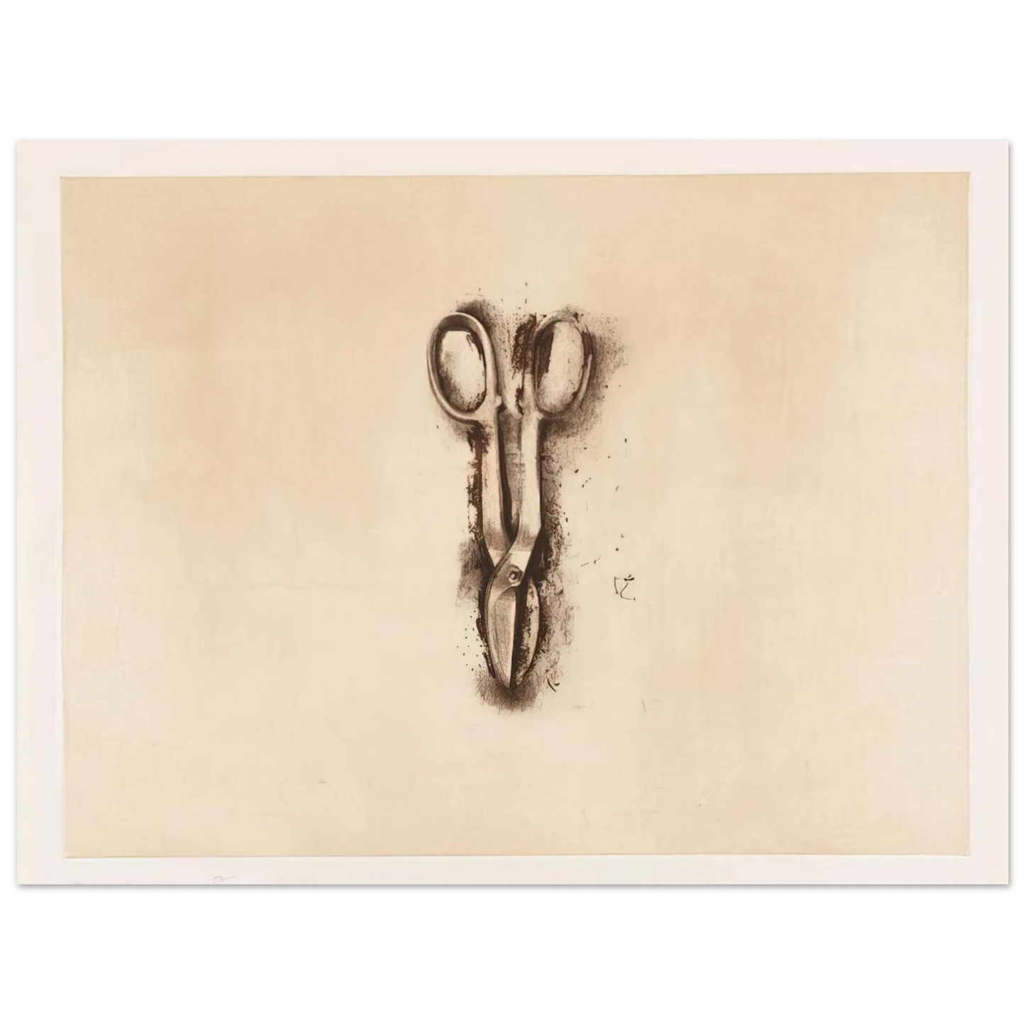 Jim Dine - TINSNIP 1973  75x100 cm / 30x40inches Fine Art Poster