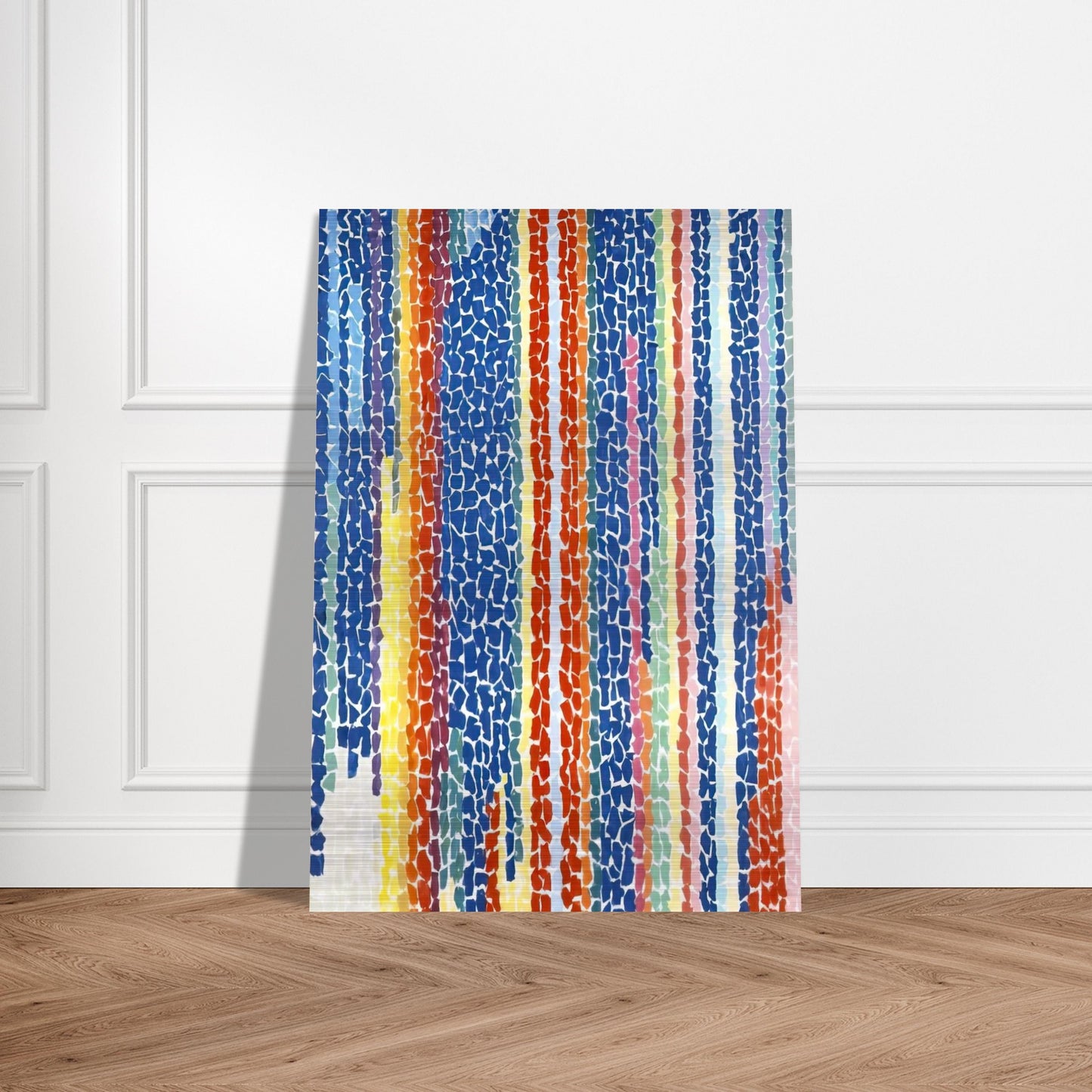 IRIS TULIPS JONQUILS AND CROCUSES 1969 - Alma Woodsey Thomas Brushed Aluminum Print - 70x100 cm / 28x40 inches | Alma Woodsey Thomas Aluminum Print | Alma Woodsey Thomas Prints