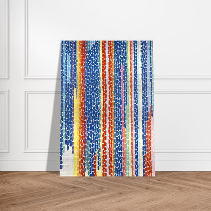 IRIS TULIPS JONQUILS AND CROCUSES 1969 - Alma Woodsey Thomas Brushed Aluminum Print - 70x100 cm / 28x40 inches | Alma Woodsey Thomas Aluminum Print | Alma Woodsey Thomas Prints