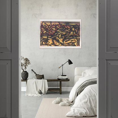 UNTITLED 1941 1 - Jackson Pollock Brushed Aluminum Print - 70x100 cm / 28x40 inches | Jackson Pollock Aluminum Print | Jackson Pollock Prints
