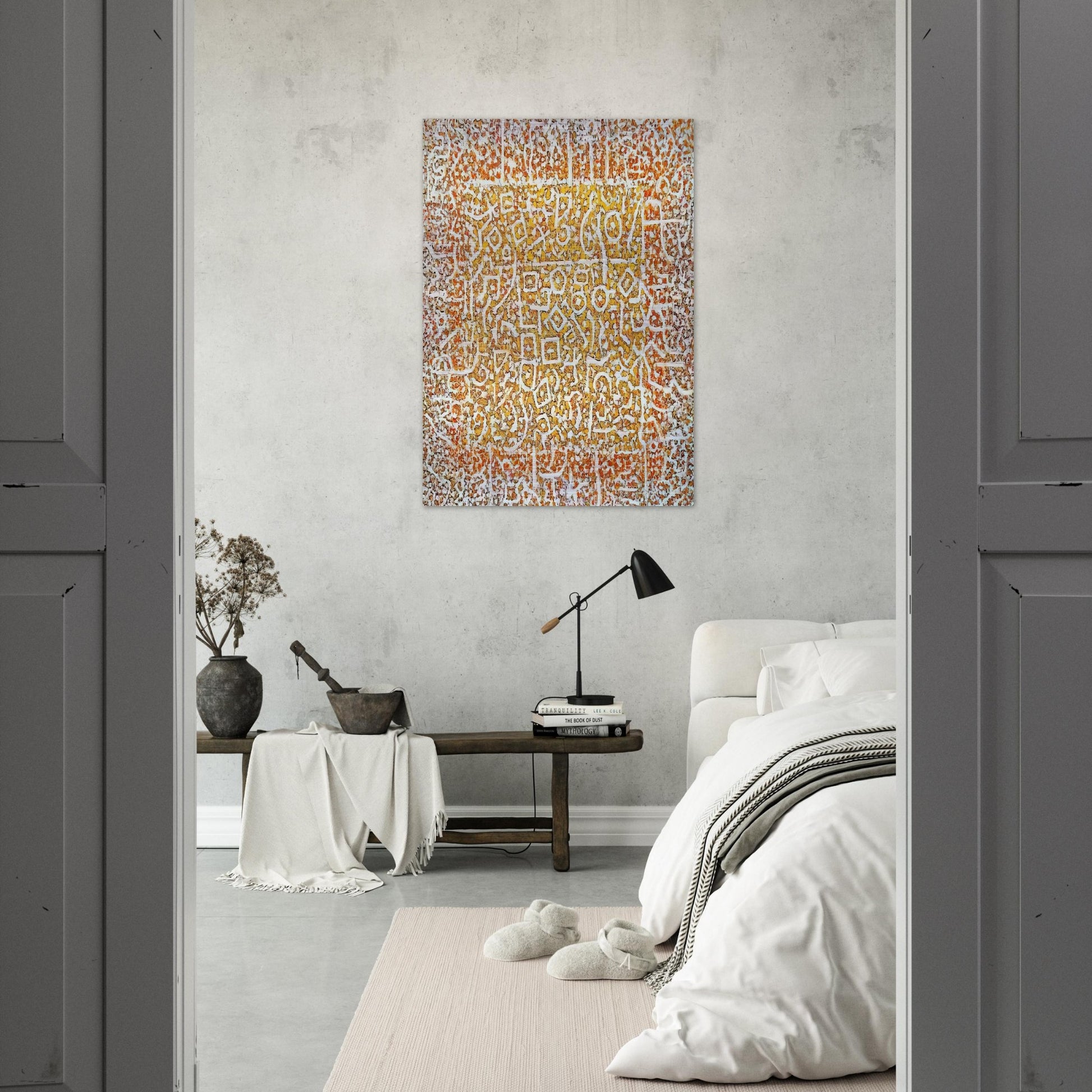 Golden Door - Richard Pousette-Dart Brushed Aluminum Print - 70x100 cm / 28x40 inches | Richard Pousette-Dart Aluminum Print | Richard Pousette-Dart Prints