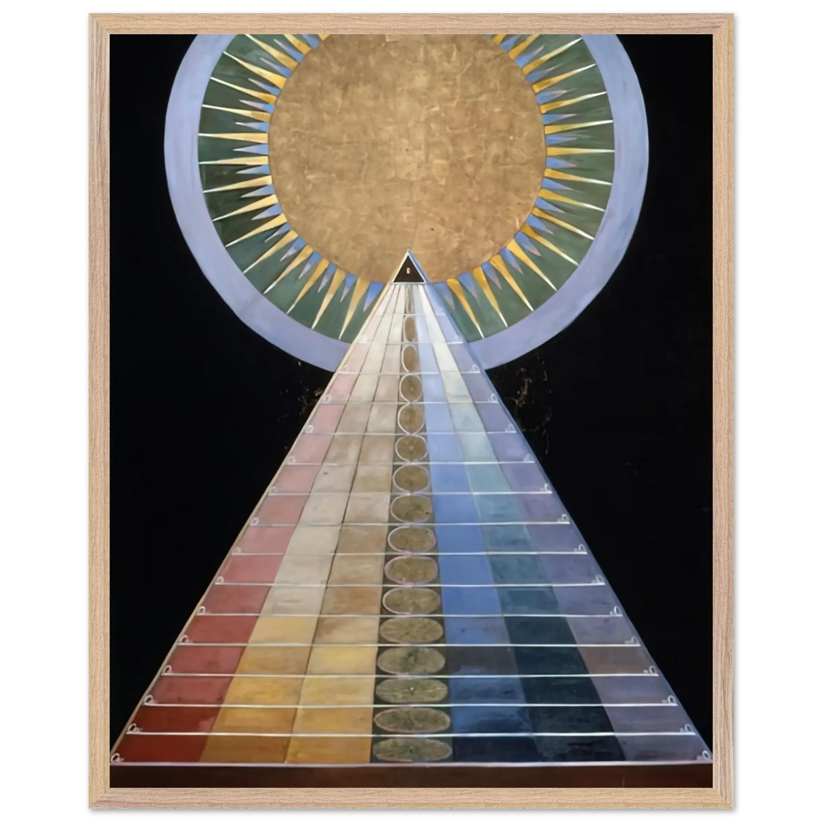 Hilma af Klint - ALTAR PAINTING 1915 Wall art - 30x45 cm / 12x18 Inches - Fine Art Poster - -