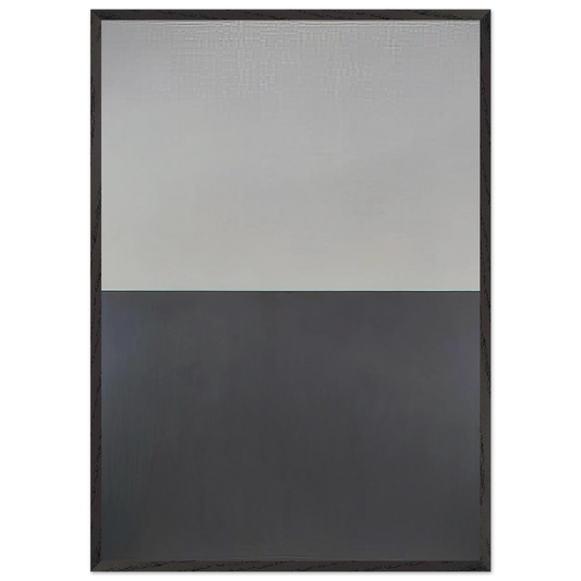 Sea Painting I - 1974 - Brice Marden 70x100 cm / 28x40 inches Framed Art Print – Black Wooden Frame