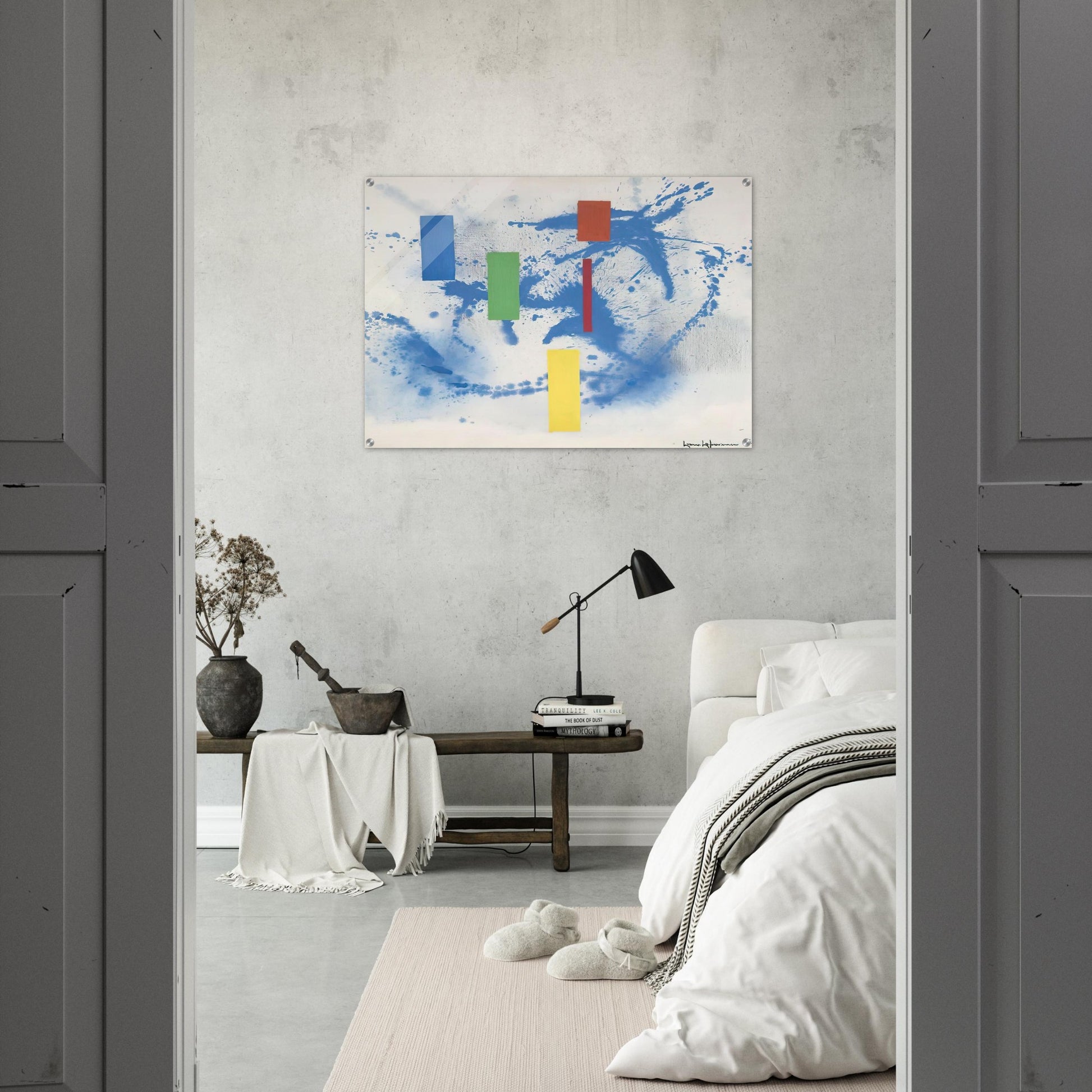 Love Poem - Hans Hofmann Acrylic Print - 70x100 cm / 28x40″ inches | Hans Hofmann Wall Art | Hans Hofmann Prints