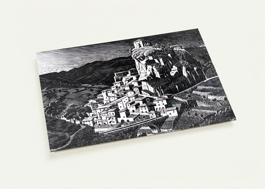 PALIZZI CALABRIA OCTOBER 1930 1930 By MC Escher Pack of 10 Post Cards | MC Escher Post Cards | A6 (10.5 x 14.8 cm) - 4.1 x 5.8 inches