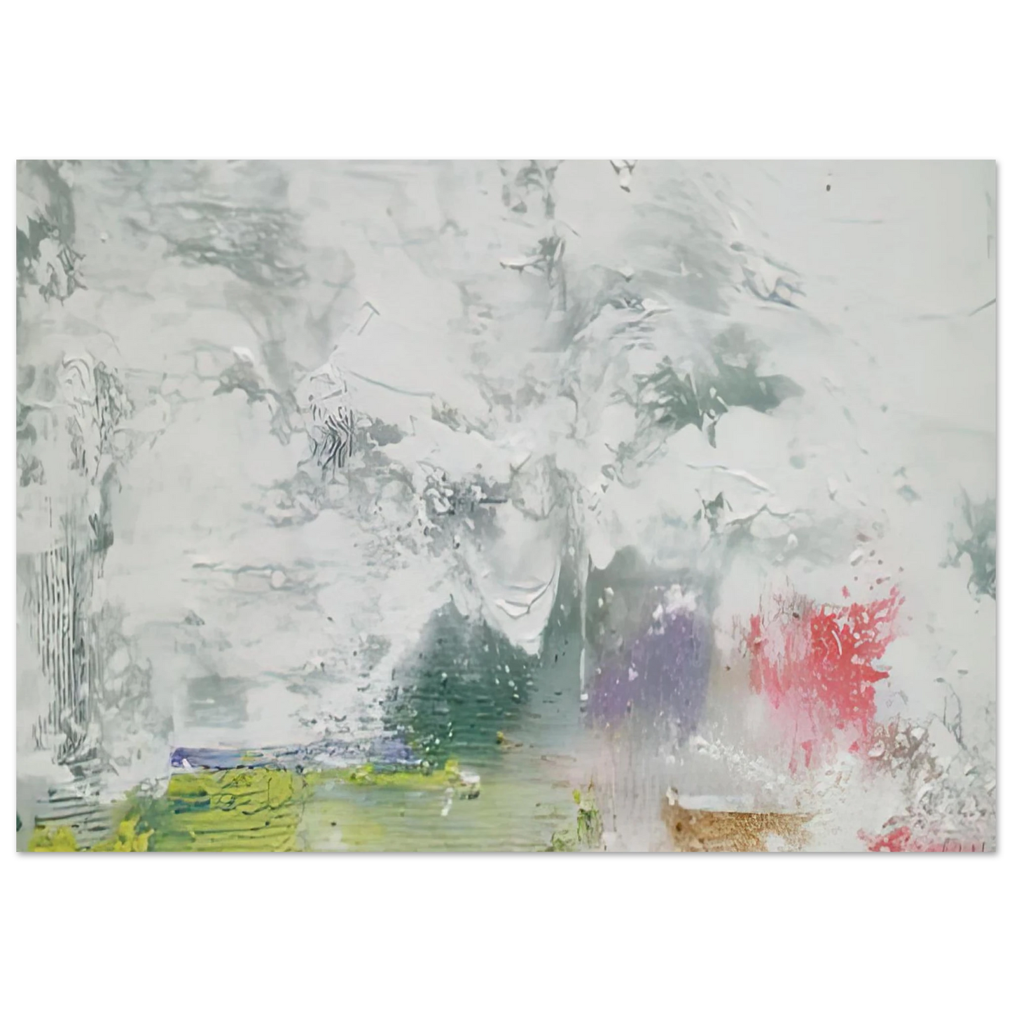 Helen Frankenthaler - Maelstrom, 1992- Wall Art - 30x40 cm / 12x16 inches - Premium Wooden Framed Poster With Fine Art Paper-canvas - Black frame