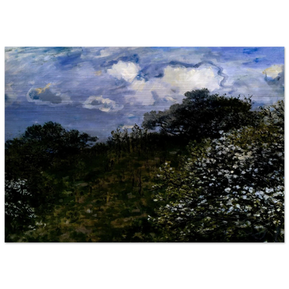 Spring - claude monet Brushed Aluminum Print - 70x100 cm / 28x40 inches | claude monet Aluminum Print | claude monet Prints