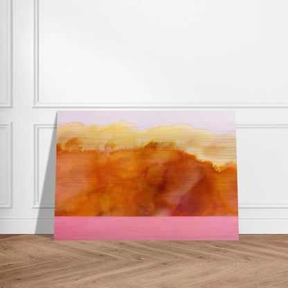 For John Keats - 1978 - Ronnie Landfield Brushed Aluminum Print - 70x100 cm / 28x40 inches | Ronnie Landfield Aluminum Print | Ronnie Landfield Prints