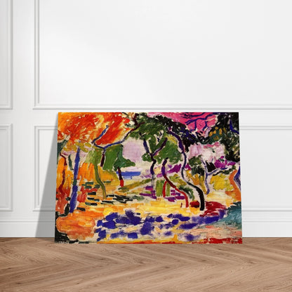 COUNTRYSIDE AT COLLIOURE 1905 - Henri Matisse Brushed Aluminum Print - 70x100 cm / 28x40 inches | Henri Matisse Aluminum Print | Henri Matisse Prints
